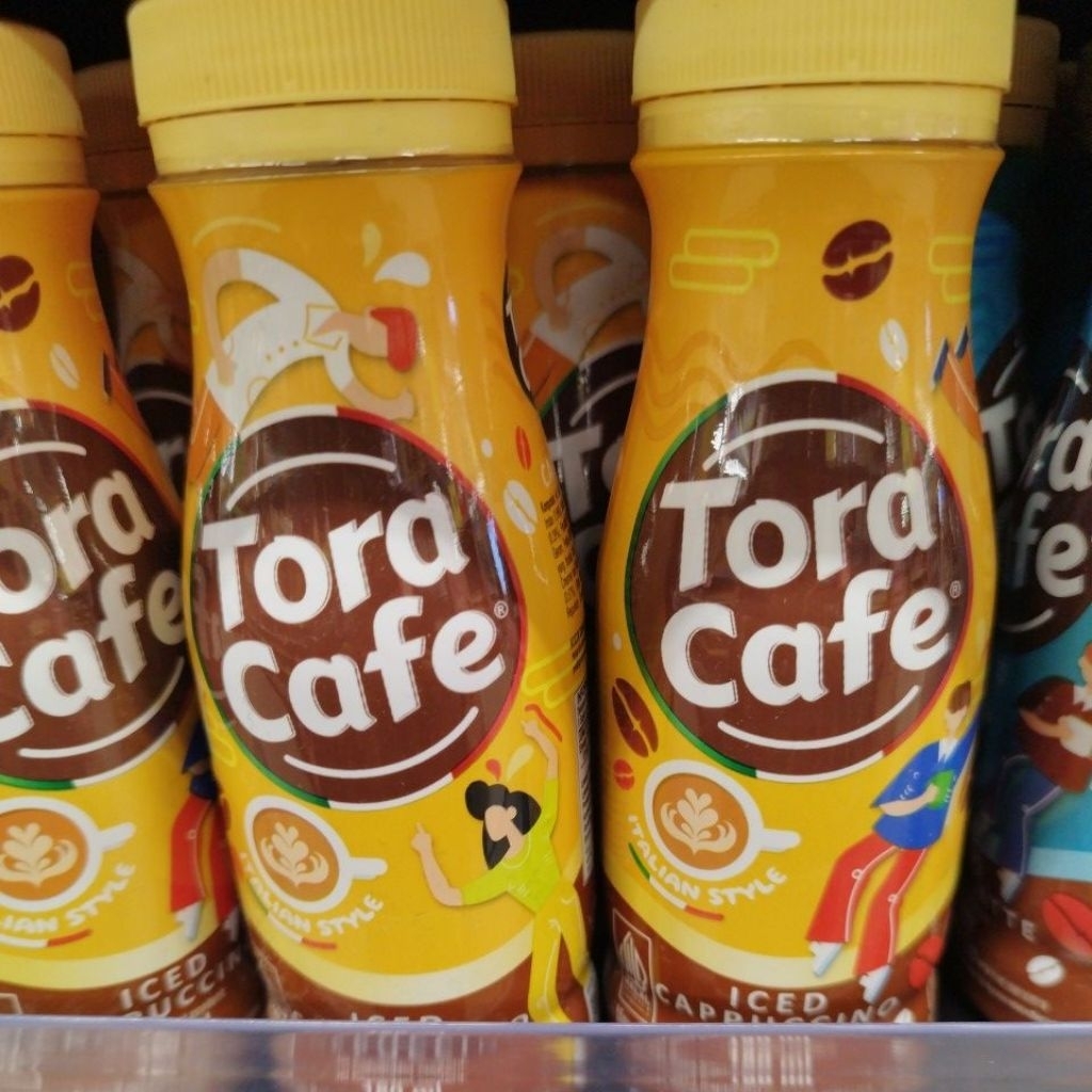 Minuman kopi Botol Tora Cafe rasa Cappuccino Kemasan 180ml