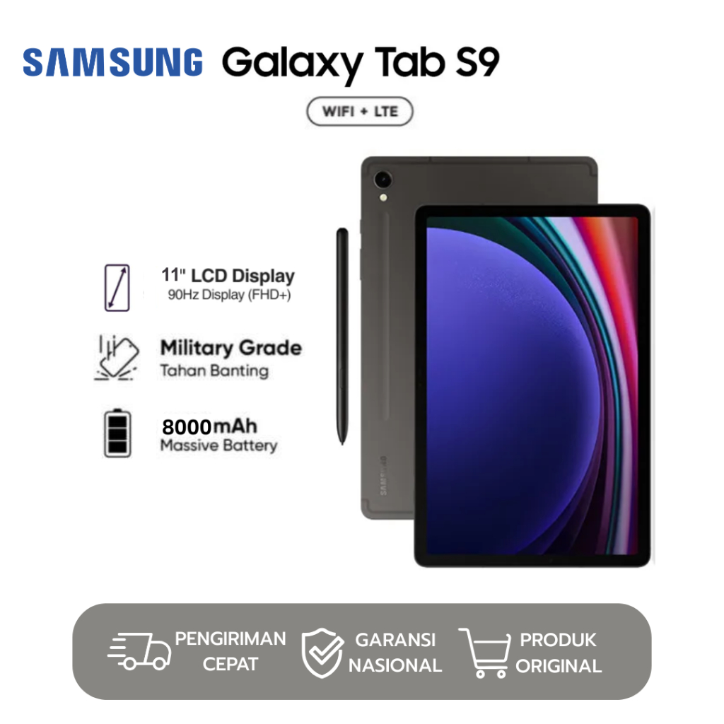 Samsung Galaxy S9 Tab 11 Inch | 5G/4G LTE | 16GB RAM 512GB ROM | Dual SIM | Android Tablet