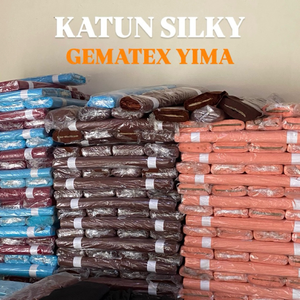 Kain gematex Yima katun silky/ kain mukena, baju koko, celana