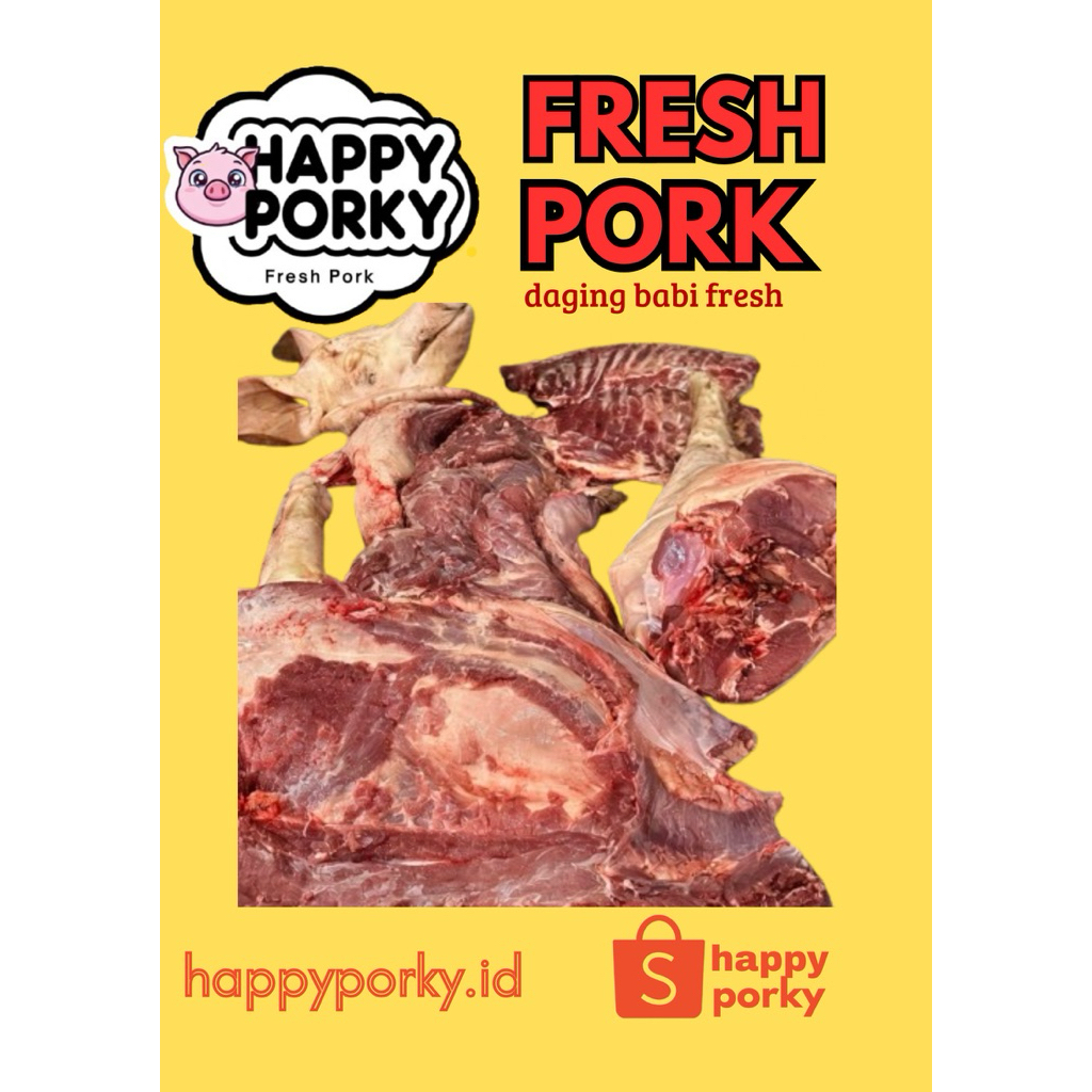 Daging Babi Segar 1kg - Fresh, Sop, Non-Halal