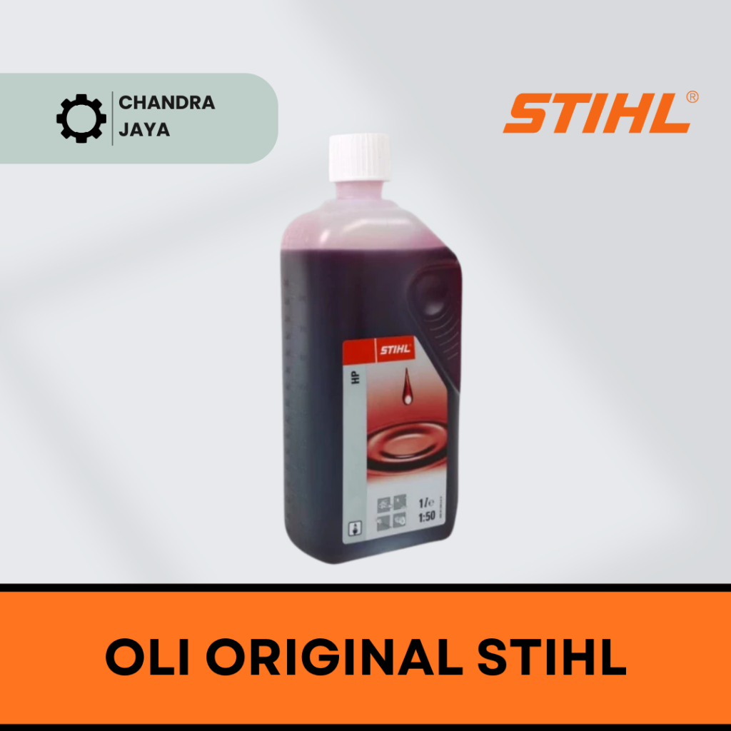 OLI 2 TAK STIHL 1 LITER ORIGINAL, COCOK UNTUK CHAINSAW MAUPUN MESIN POTONG RUMPUT. PRODUK ASLI, BISA