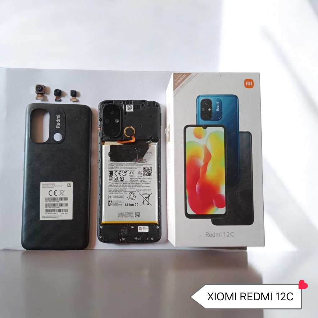 LCD XIAOMI REDMI 12C ORIGINAL TANPA MESIN SECOND COPOTAN 2ND BARU