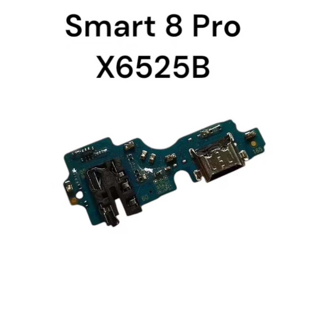 PAPAN INFINIX SMART 8 PRO / X6525B CONECTOR CAS + HF + MIC