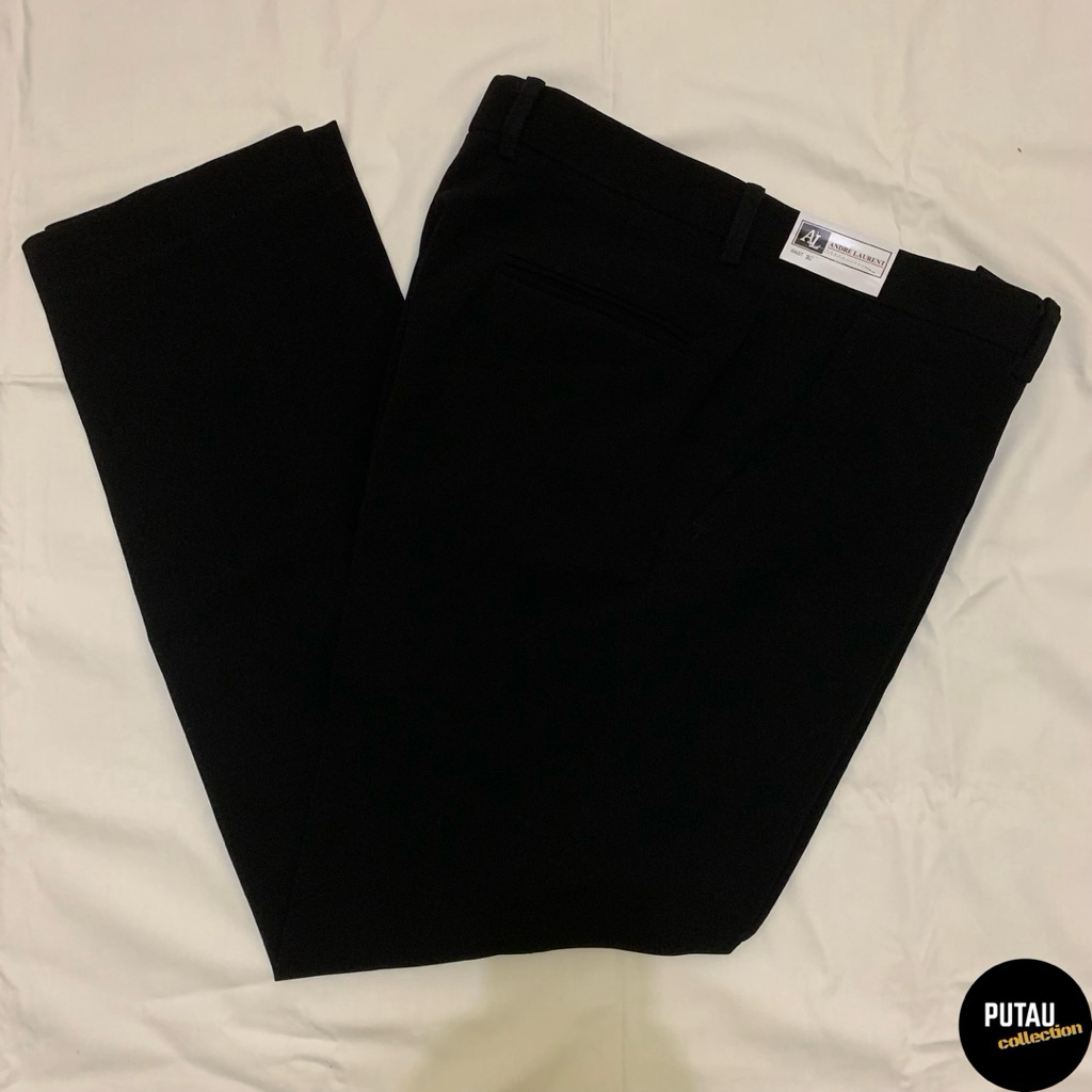 Celana Bahan | Andre Laurent | 36 | Hitam