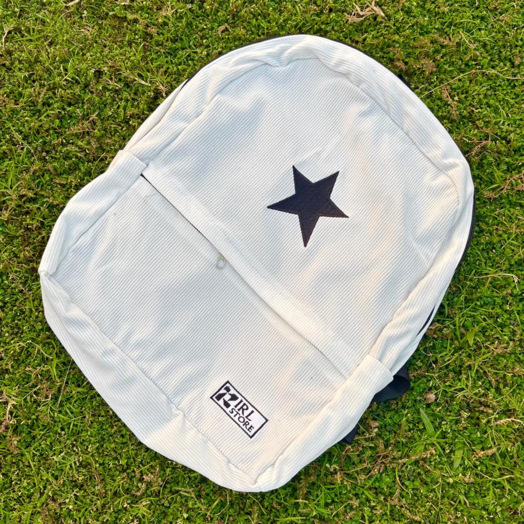 TERMURAH TAS RANSEL SEKOLAH STAR CORDUROY BACKPACK CORDUROY PRIA WANITA || TAS LAPTOP CORDUROY