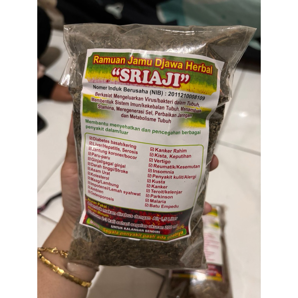 SRIAJI Ramuan Jamu Djawa Tradisional
