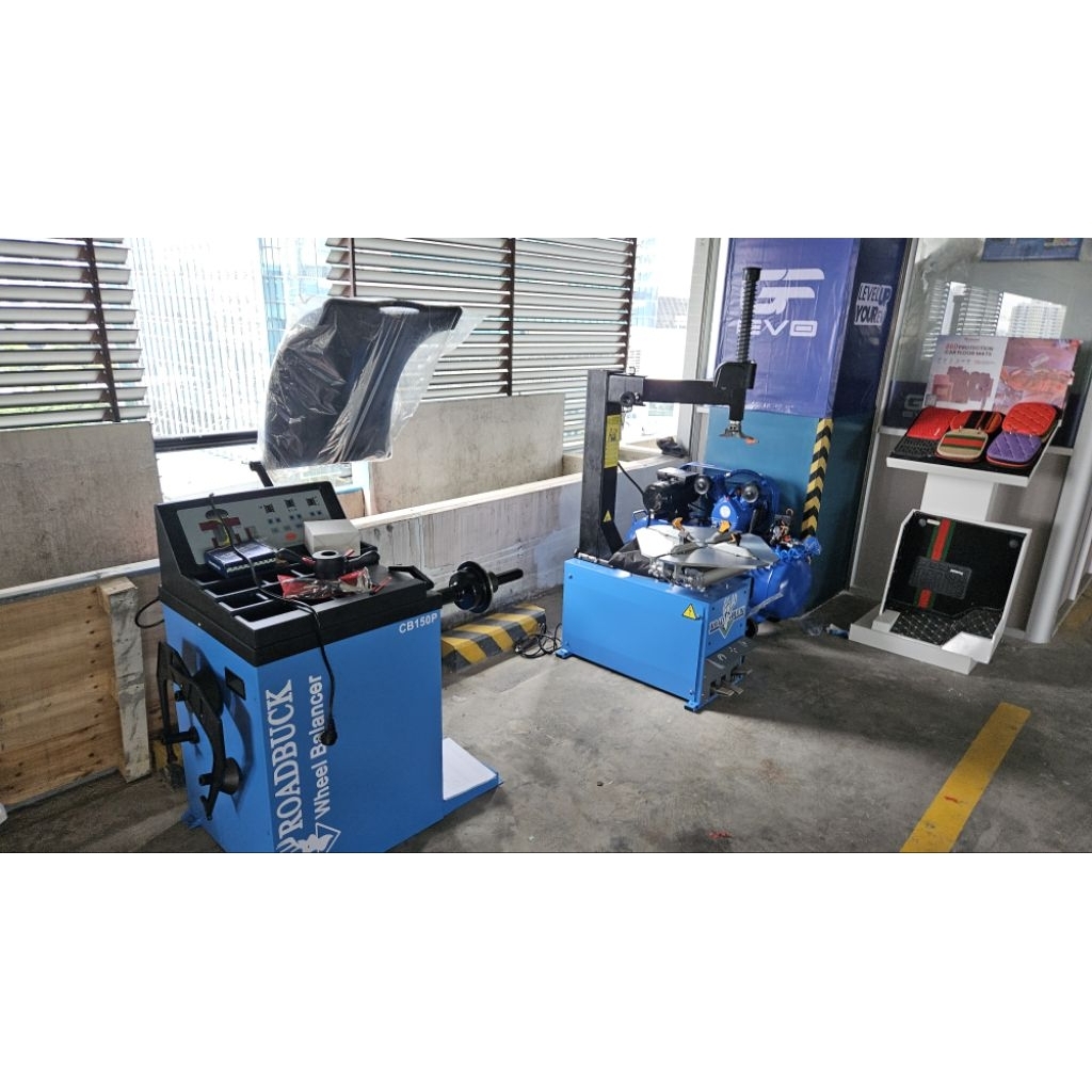 mesin ballancing ban roadbuck cb150p bisa ban