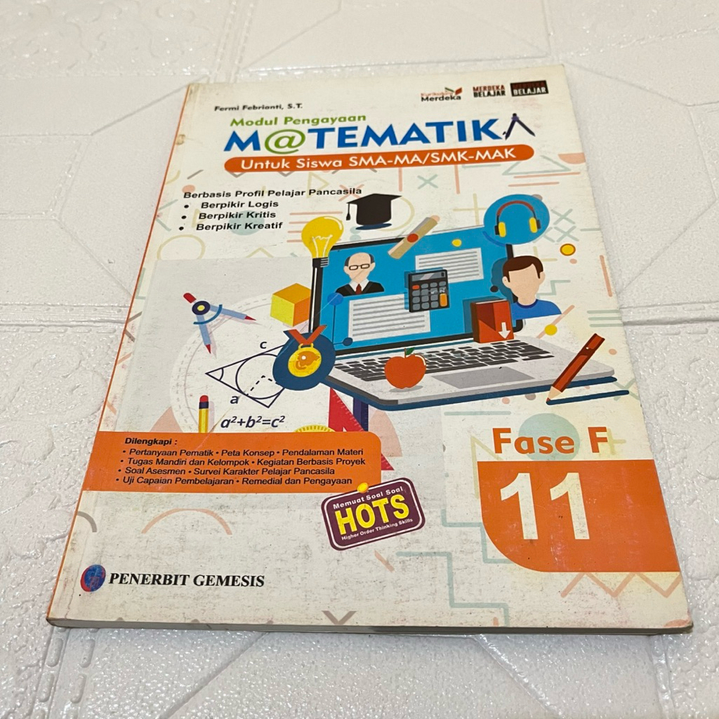 Buku Modul Pengayaan Matematika Fase F 11 Untuk SMA-MA/SMK-MAK kurikulum Merdeka | Merdeka Belajar (