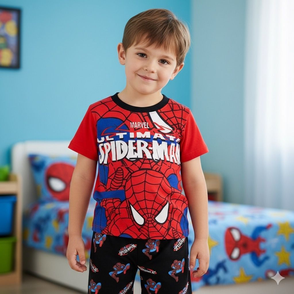 Setelan Pendek Anak Laki-Laki Spider Ultimate