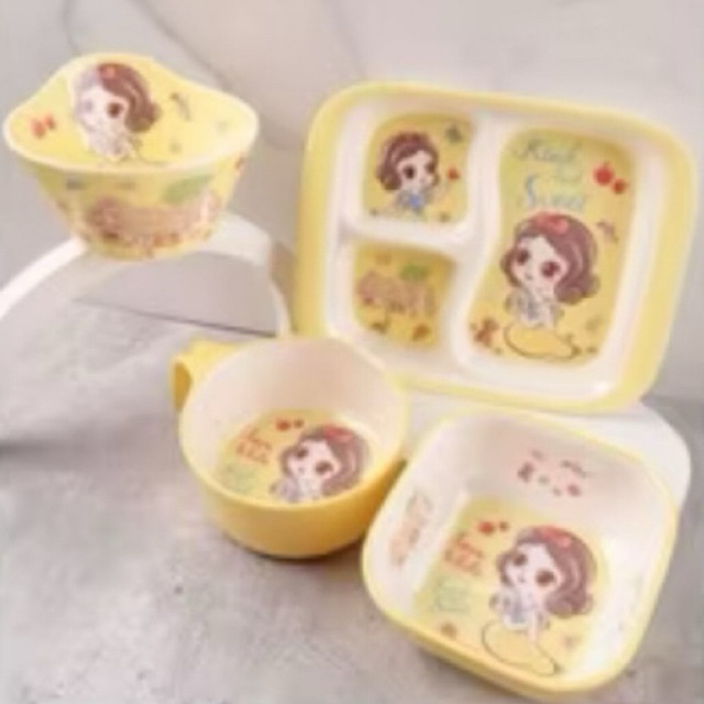 SERBA - piring melamin anak karakter snow white disney