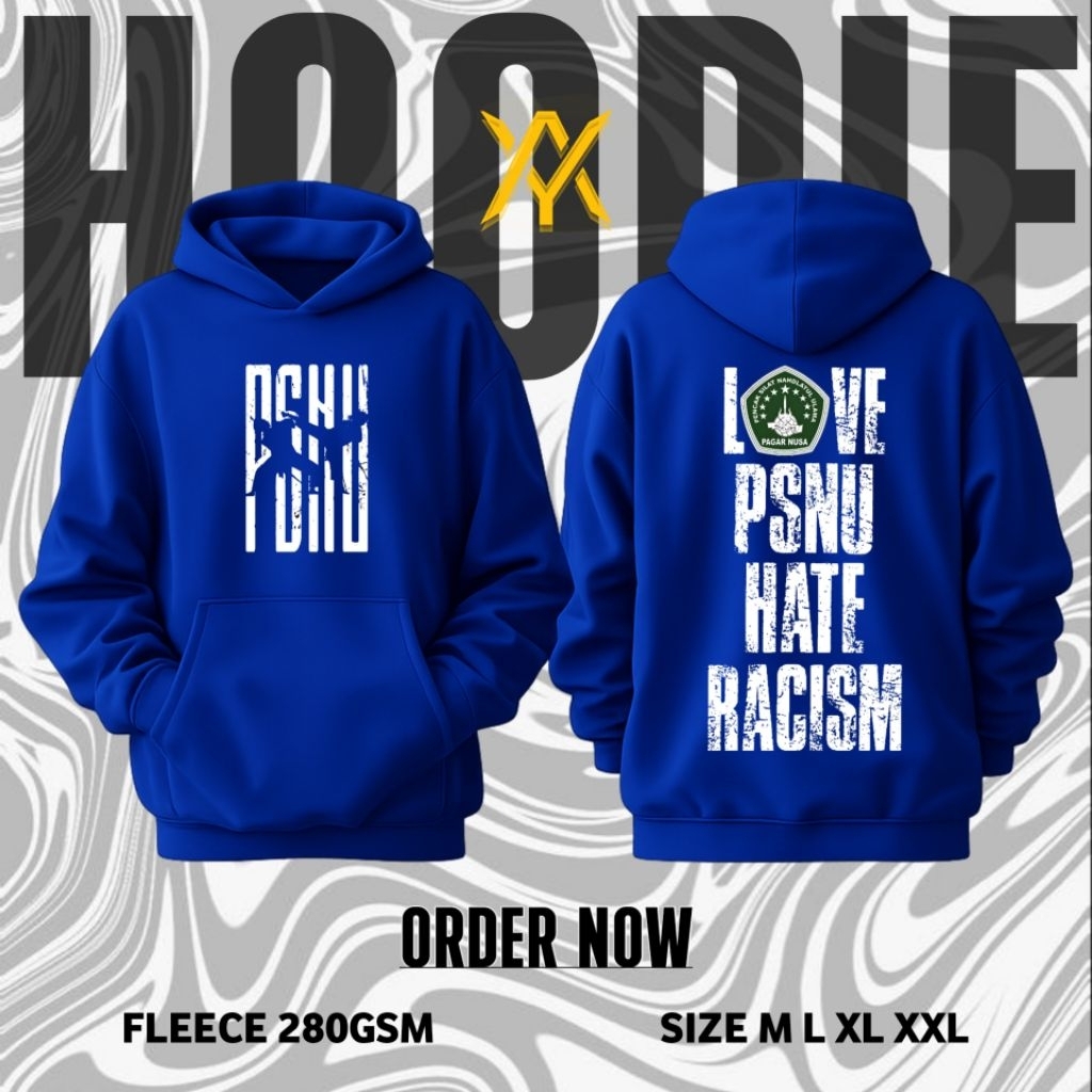 Hoodie PSNU Terbaru Hoodie love PSNU Hate Racism