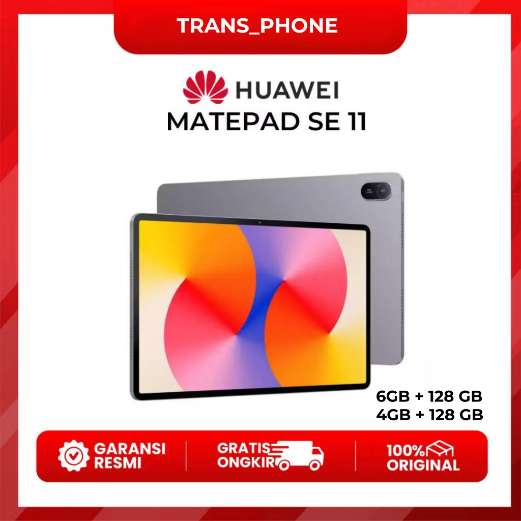 Huawei MatePad SE 11 RAM 6/128GB | FHD+ Display 7700mAh GARANSI RESMI