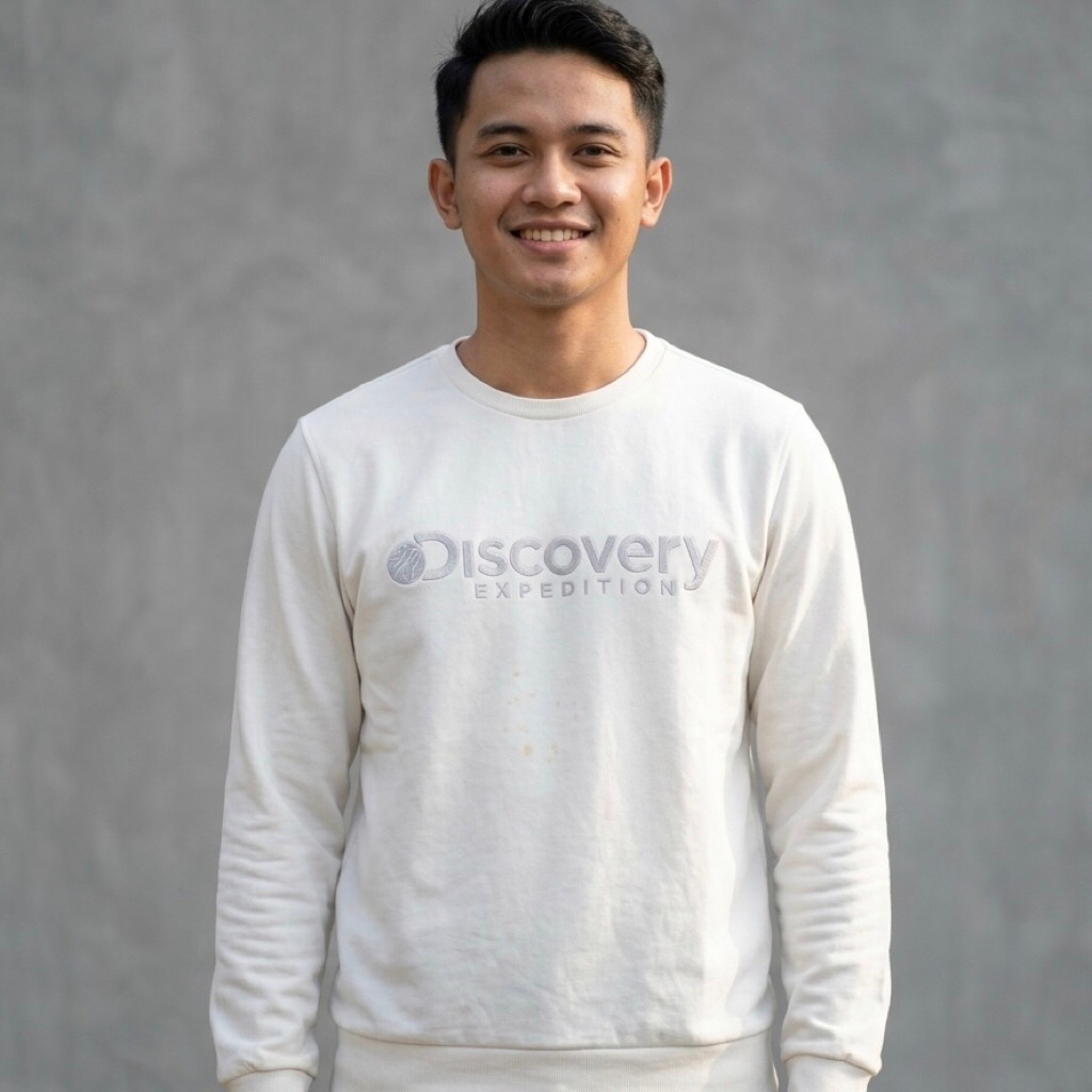 Sweater Crewneck DISCOVERY EXPEDITION 70x55 Branded Second Preloved