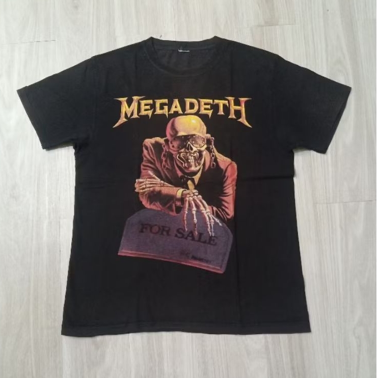 Preloved / Second / Bekas T shirt Kaos Band Music Original Official Megadeth Metal Rock Hardcore Pun