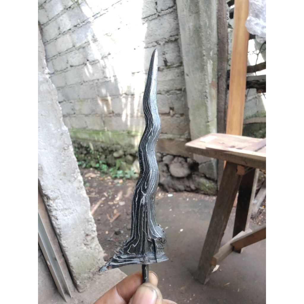 bilah keris bali 15 cm..luk5 (s6)