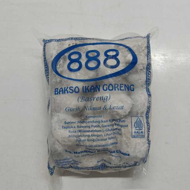 Basreng 888 Baso Ikan Goreng 500g Gurih Nikmat Halal
