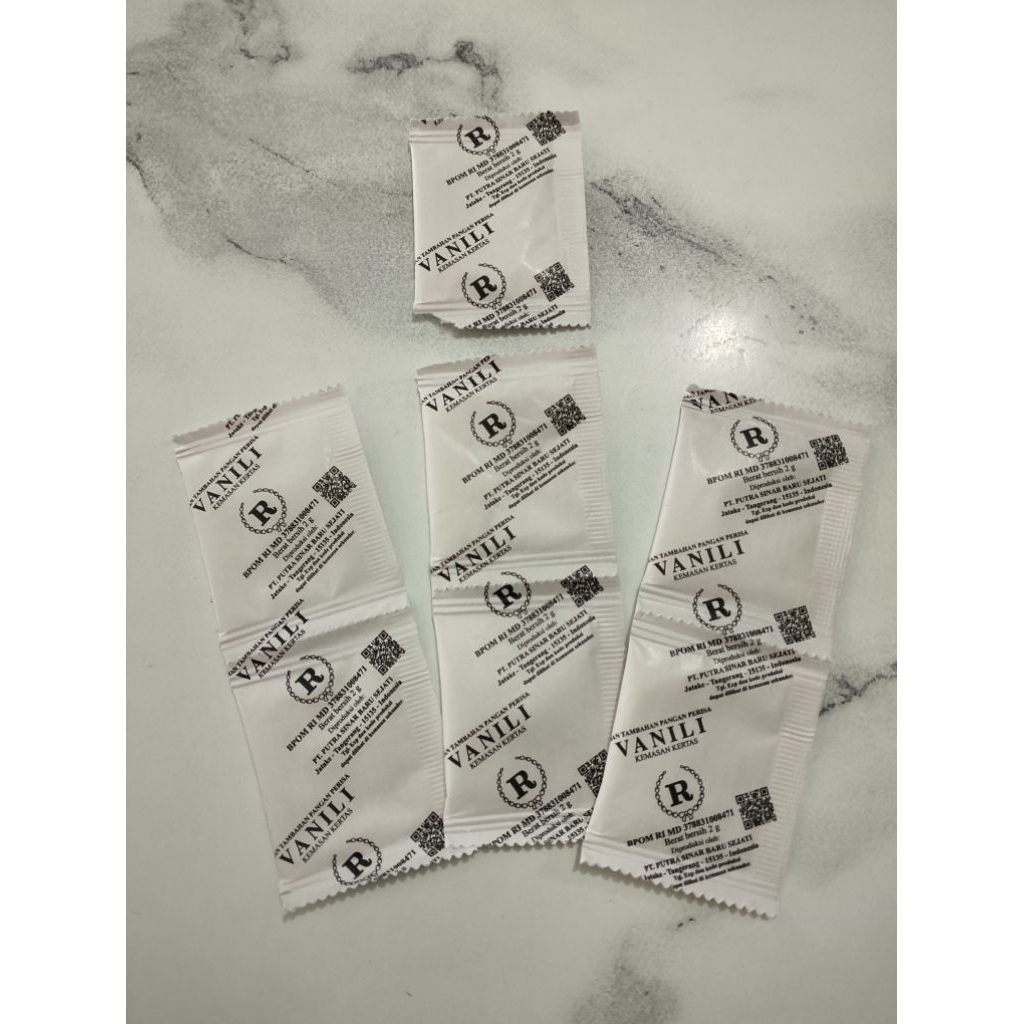 VANILI BUBUK SASCHET / VANILI BUBUK R 1PCS / 1PCS VANILI SASCHET