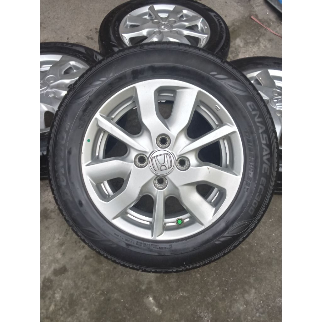 VELG ORI BRIO RING 14 PCD 100 PLUS BAN.BISA BUAT SIGRA CALYA AYLA AGYA DLL.
