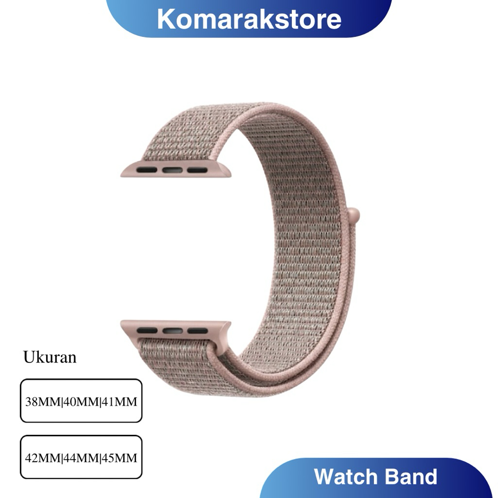 Strap Nylon For Apple Watch Tudor Rose Komarakstore