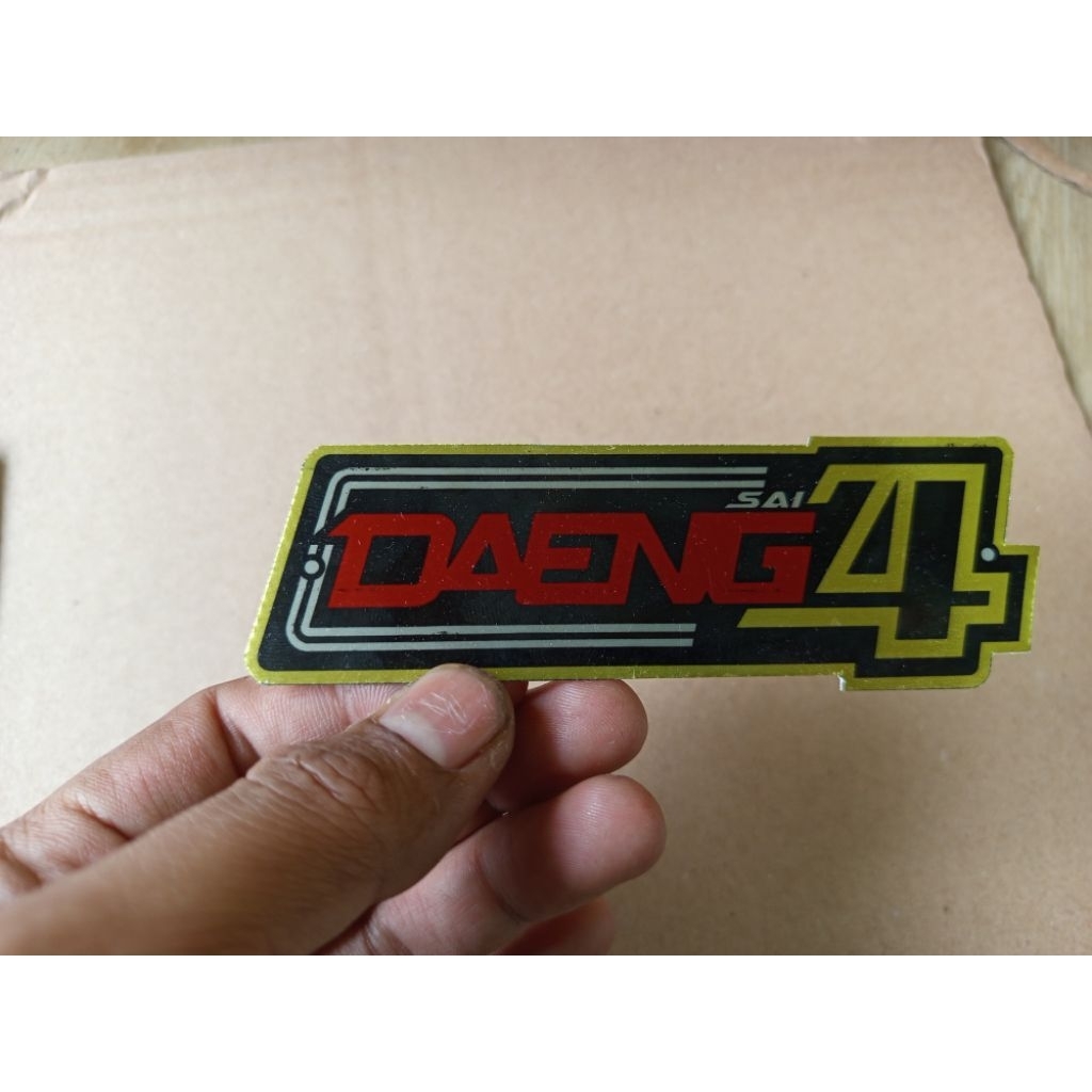 Emblem Knalpot Racing Daeng 4