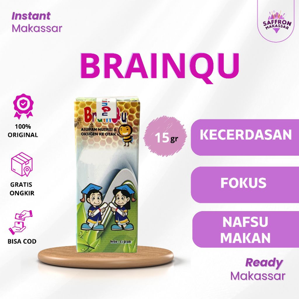 BRAINQU NUTRISI UNTUK OTAK ANAK 15g