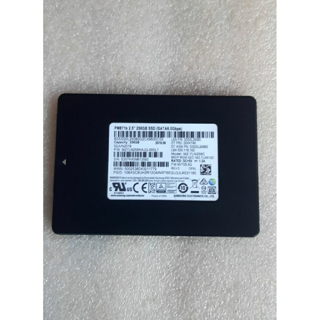 SSD SATA SAMSUNG Original 256GB