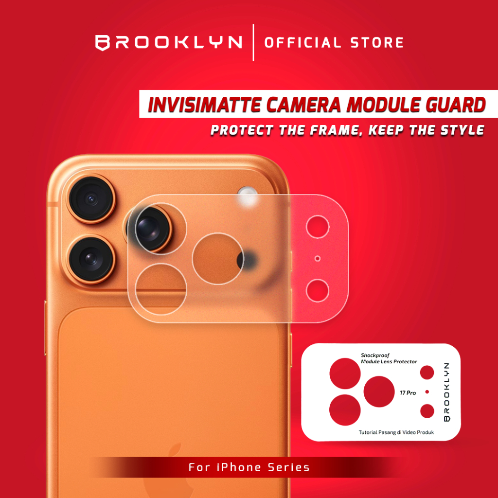 Brooklyn Camera Module Protection For iPhone 17 Pro / Pro Max