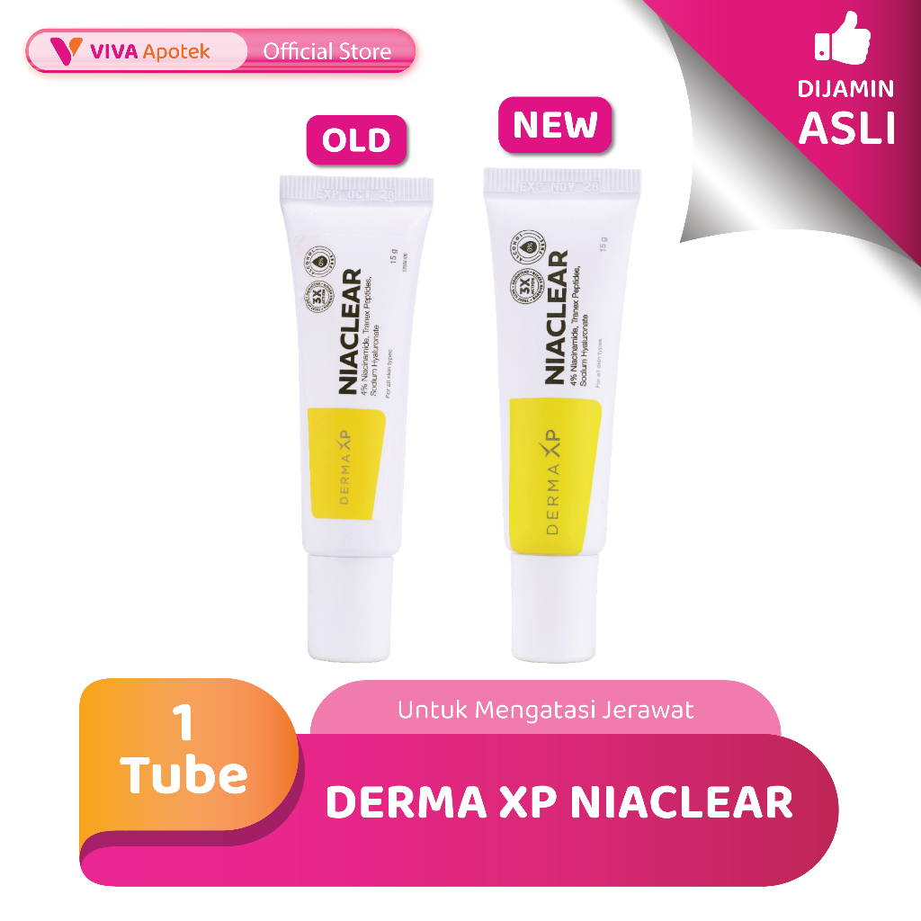 Derma XP Niaclear untuk Mengatasi Jerawat (1 Tube)