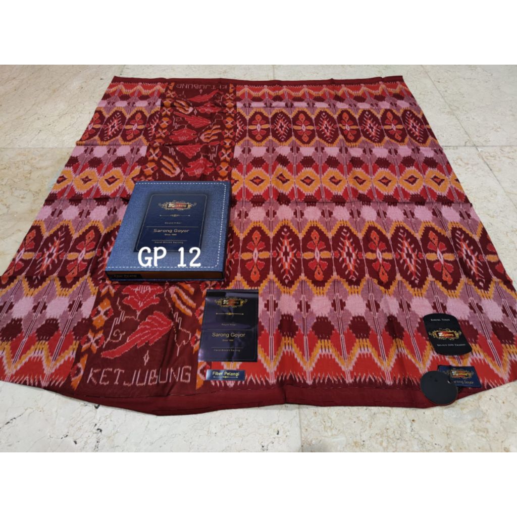 Sarung Ketjubung Goyor Red Motif Pelangi Sarung Goyor Sarung Kecubung Goyor Sarung Ketcubung Goyor