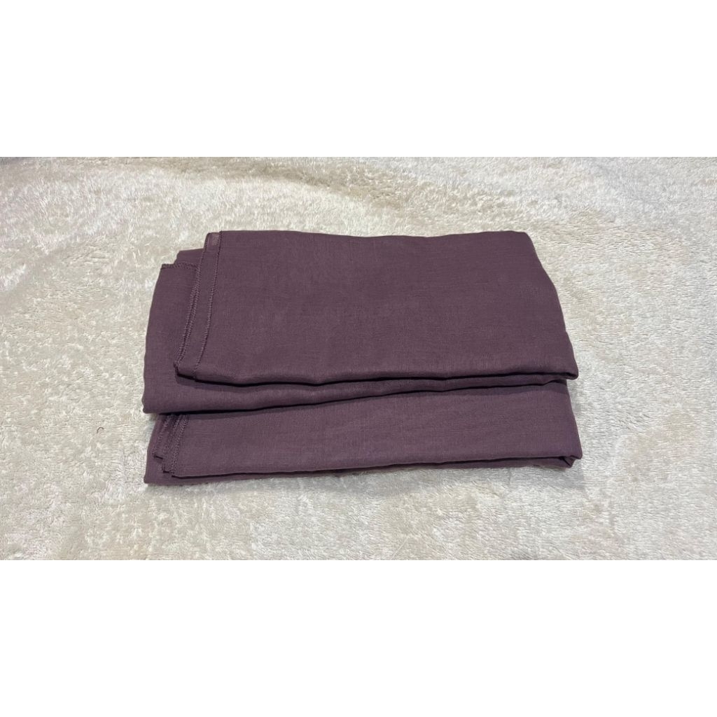 Jilbab Paris Jadul Old Segiempat Premium Warna Mauve