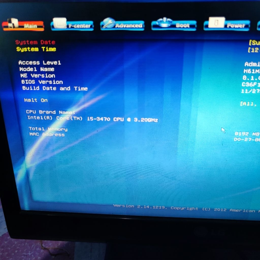 paket h61/paket i5 gen 3 lga 1155