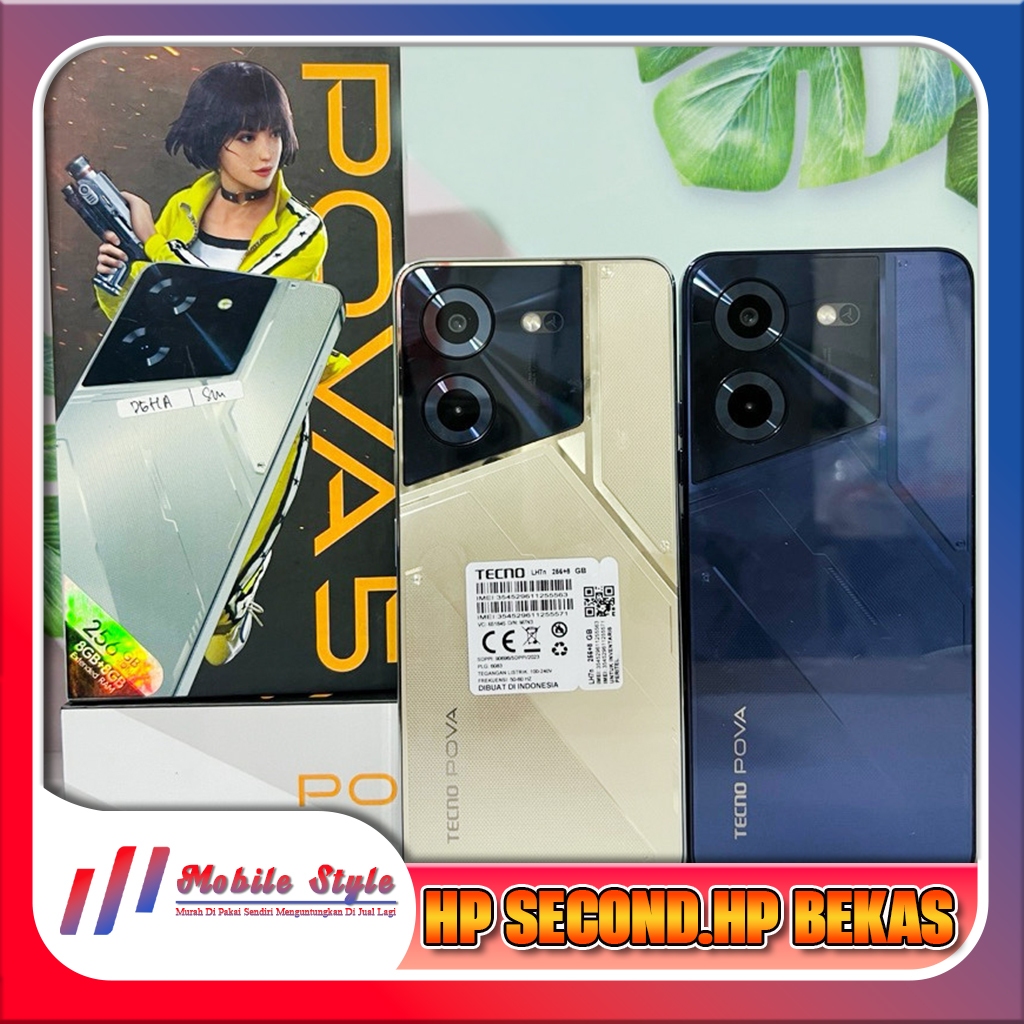Tecno Pova 5 Ram 8 Rom 256GB Second Mobile Style Store