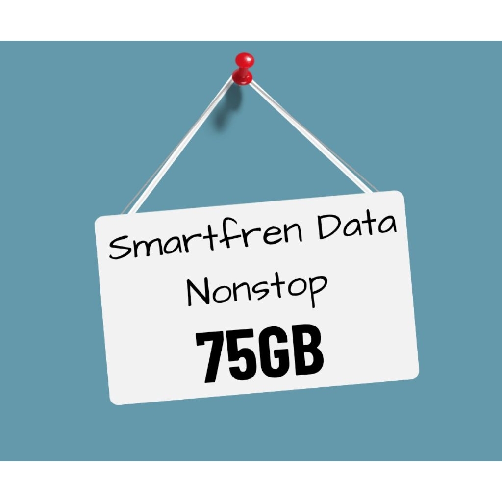 Voucher Paket Data Smartfren Nonstop 75GB / Kuota Internet Smartfren