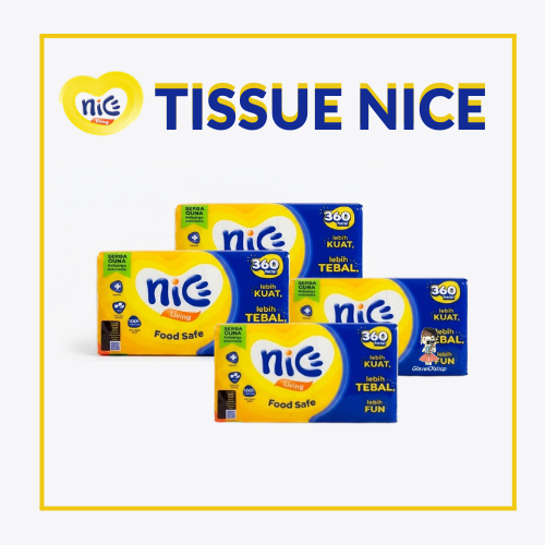 TISSUE NICE 180 SHEET/ NICE TISSUE/TISU NICE 2PLY 180 SHEET