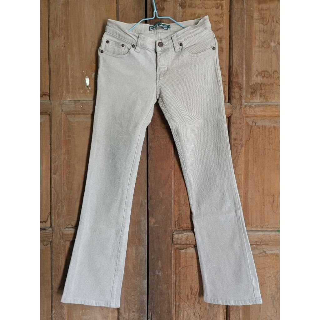 Point One Beige Jeans Preloved