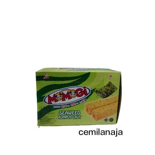 NEW MOMOGI STICK RUMPUT LAUT SEAWEED ISI 10 SNACK ENAK MURAH