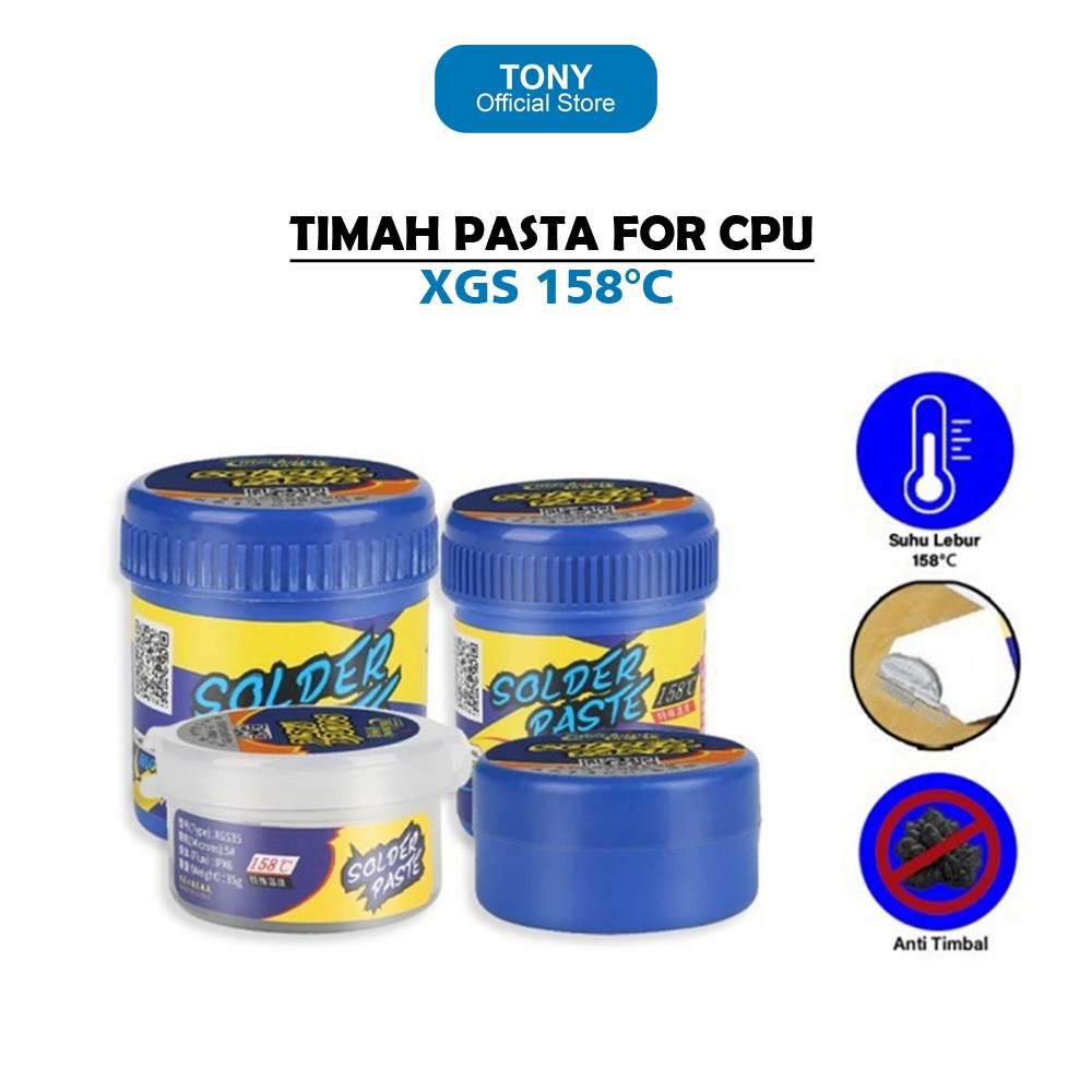 Mechanic XGS 158°C timah cair - pasta solder - timah pasta for CPU Original
