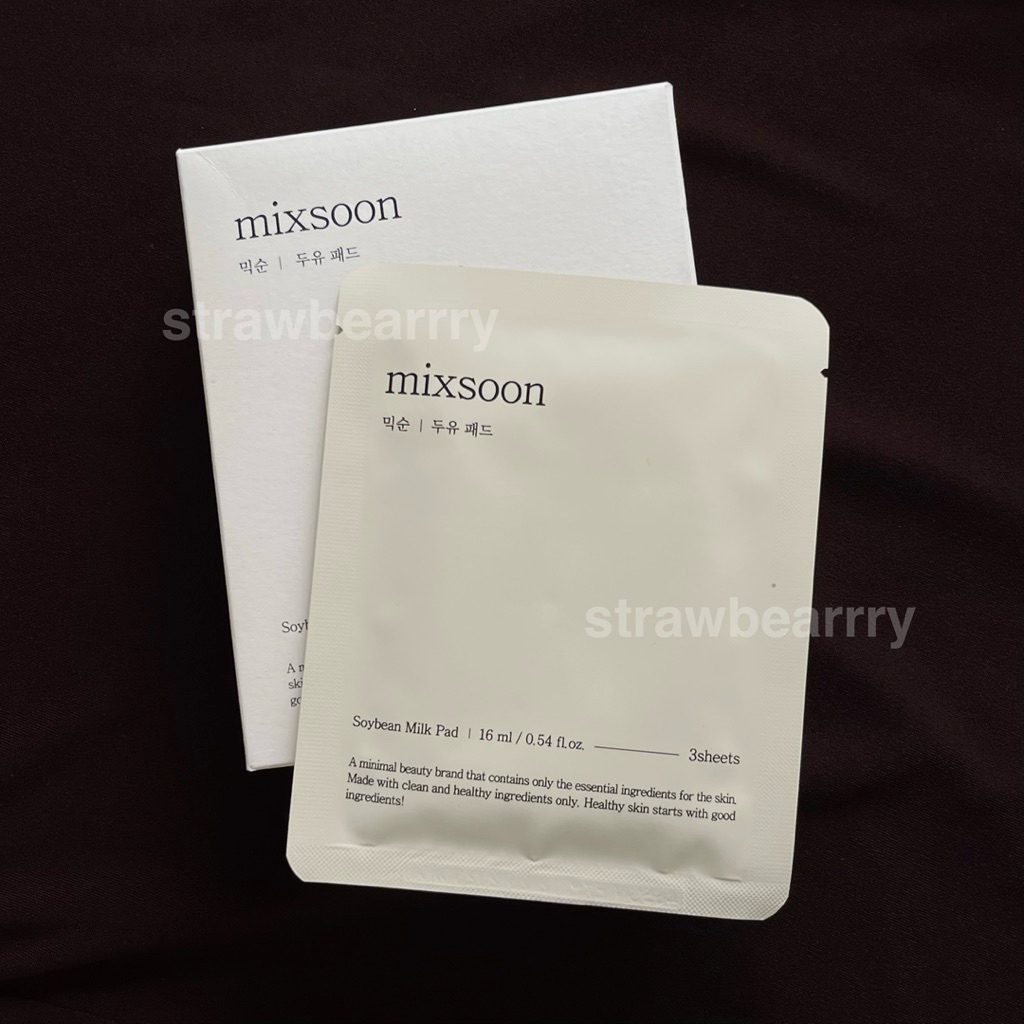 mixsoon soybean milkpad / toner pad