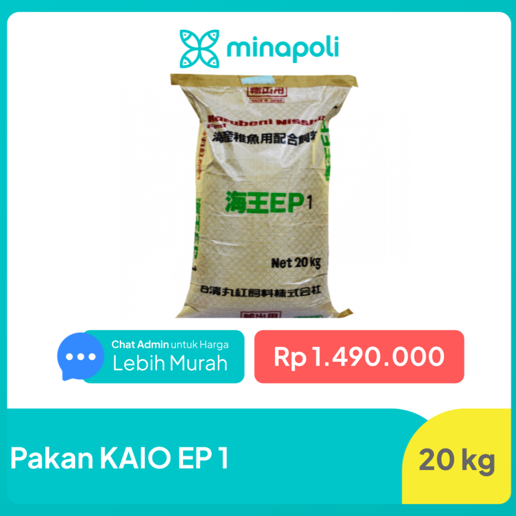 Pakan Ikan KAIO EP 1 Kemasan 20 kg