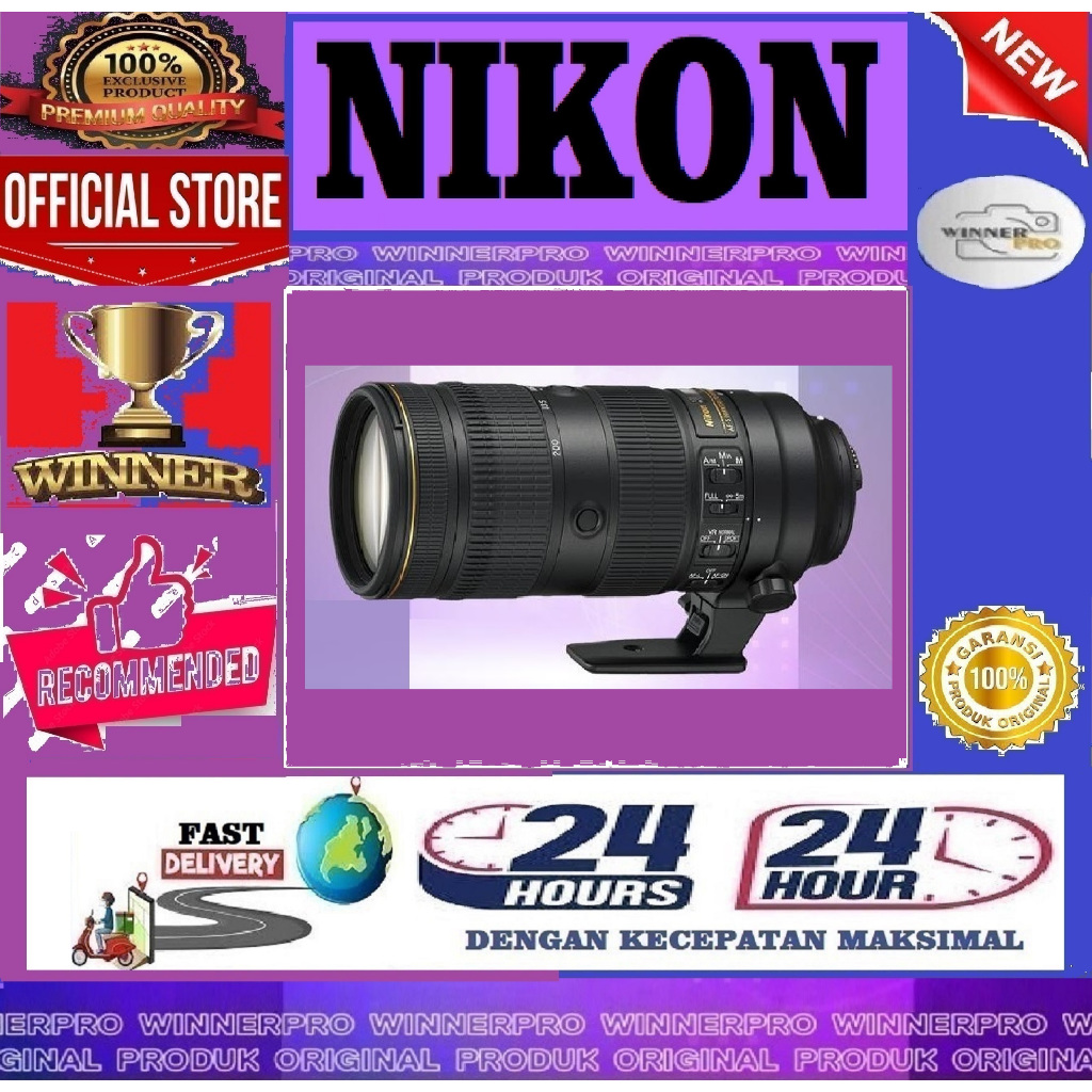 Nikon AF-S NIKKOR 70-200mm f/2.8E FL ED VR Lens