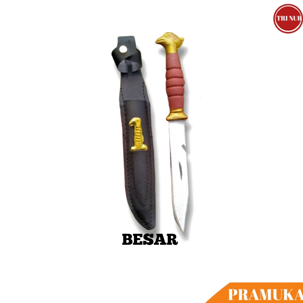 Pisau Belati Pramuka Besar / Belati Pramuka Besar / Pisau Bowie Besar