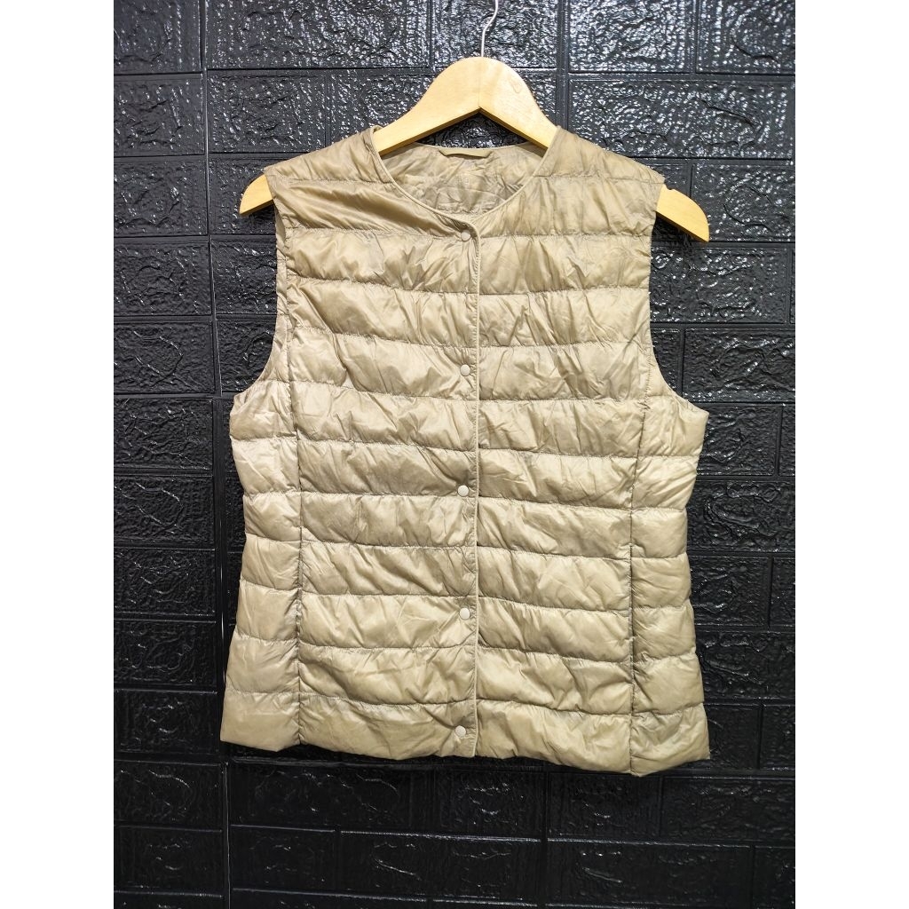 Inner vest Puffer Bulu angsa Uniqlo