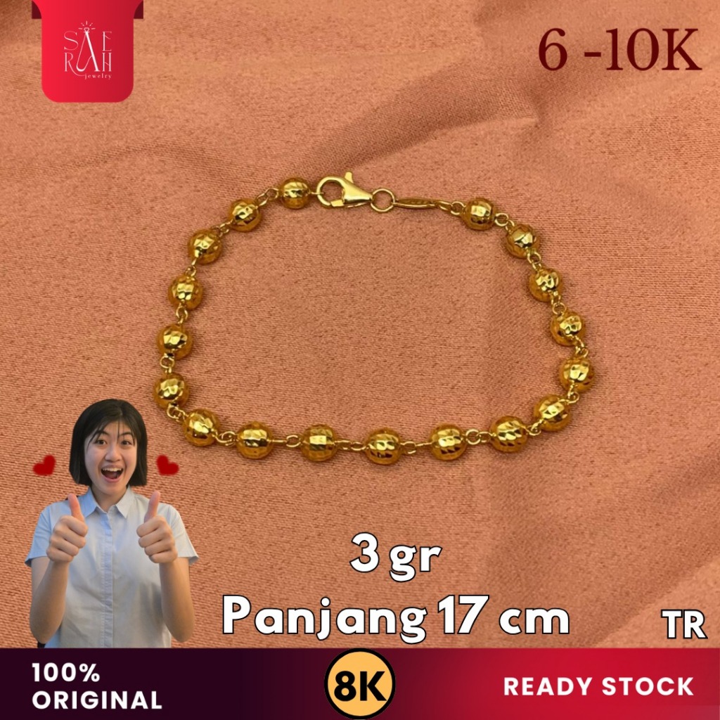 Gelang Emas 8K - Toko Emas Saerah - 3 Gram 388