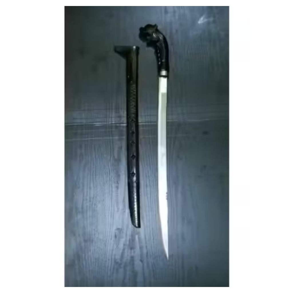 MF Pisau baja super tajam / Golok baja asli / pedang samurai panjang /