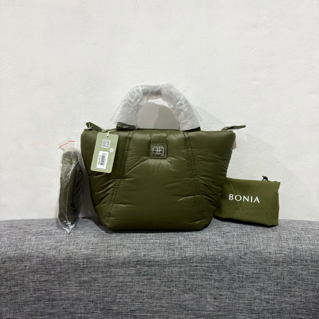 bonia puffy mini tote bag auth
