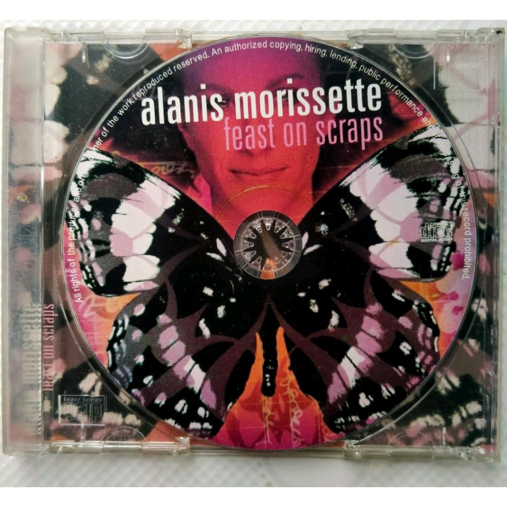cd alanis morissette feast on scraps (import)