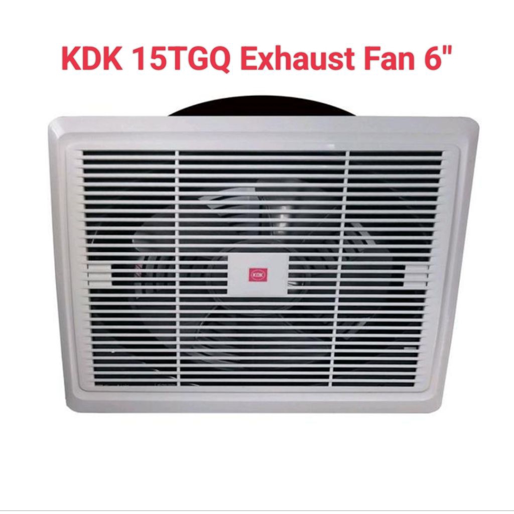 KDK EXHAUST FAN 6 INCH 15TGQ KIPAS EXHAUST CEILING / DINDING