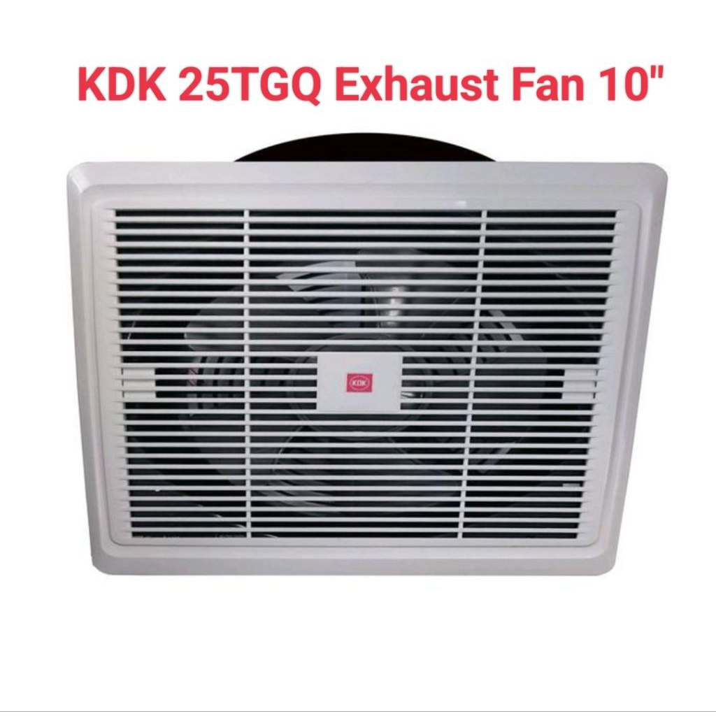 KDK EXHAUST FAN 10 INCH 25TGQ KIPAS EXHAUST CEILING / DINDING