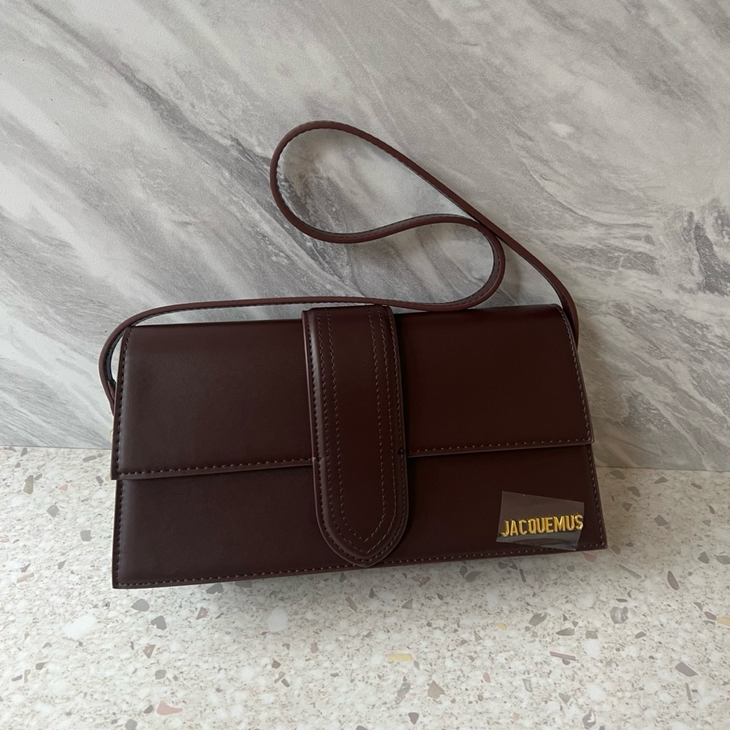 TAS SELEMPANG WANITA JACQUEMUS UK 27CM MODEL BOXY – SHOULDER BAG MINI ELEGAN SET BOX