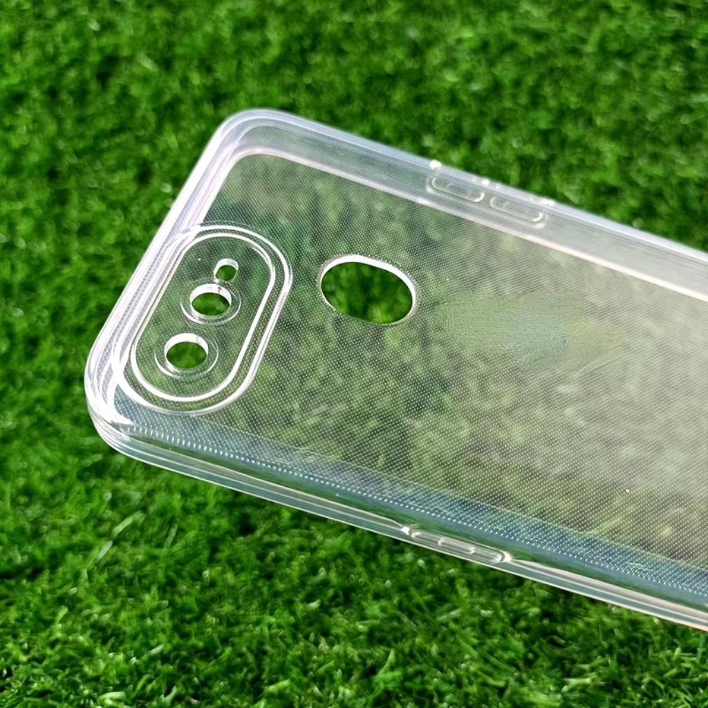 Softcase Casing Oppo A5S A12 A7 F9 Silikon Bening Terasparan Pelindung Hp Belakang